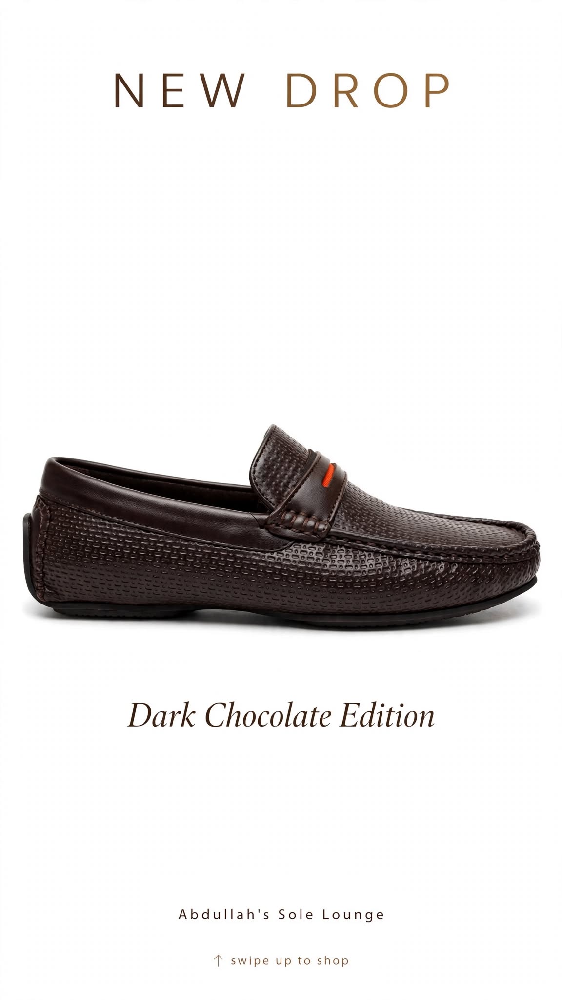 Abdullah's Sole Lounge - Woven Penny Loafer | Premium Textured Leather Loafer for Men | Black & Dark Chocolate Brown