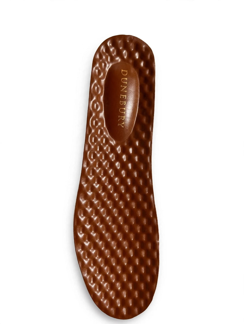 DUNEBURY - The Icon Brown Chain Loafer | Dune Texture with Gold Chain & Memory Foam